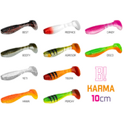  Shad DuoPACK BOX Delphin KARMA UVs Soft, Mix, 10cm, 30buc/pac