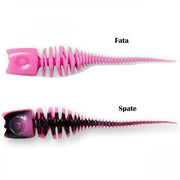 Shad Effzett Garlic Trout 6cm UV  Pink Black 10buc/pac