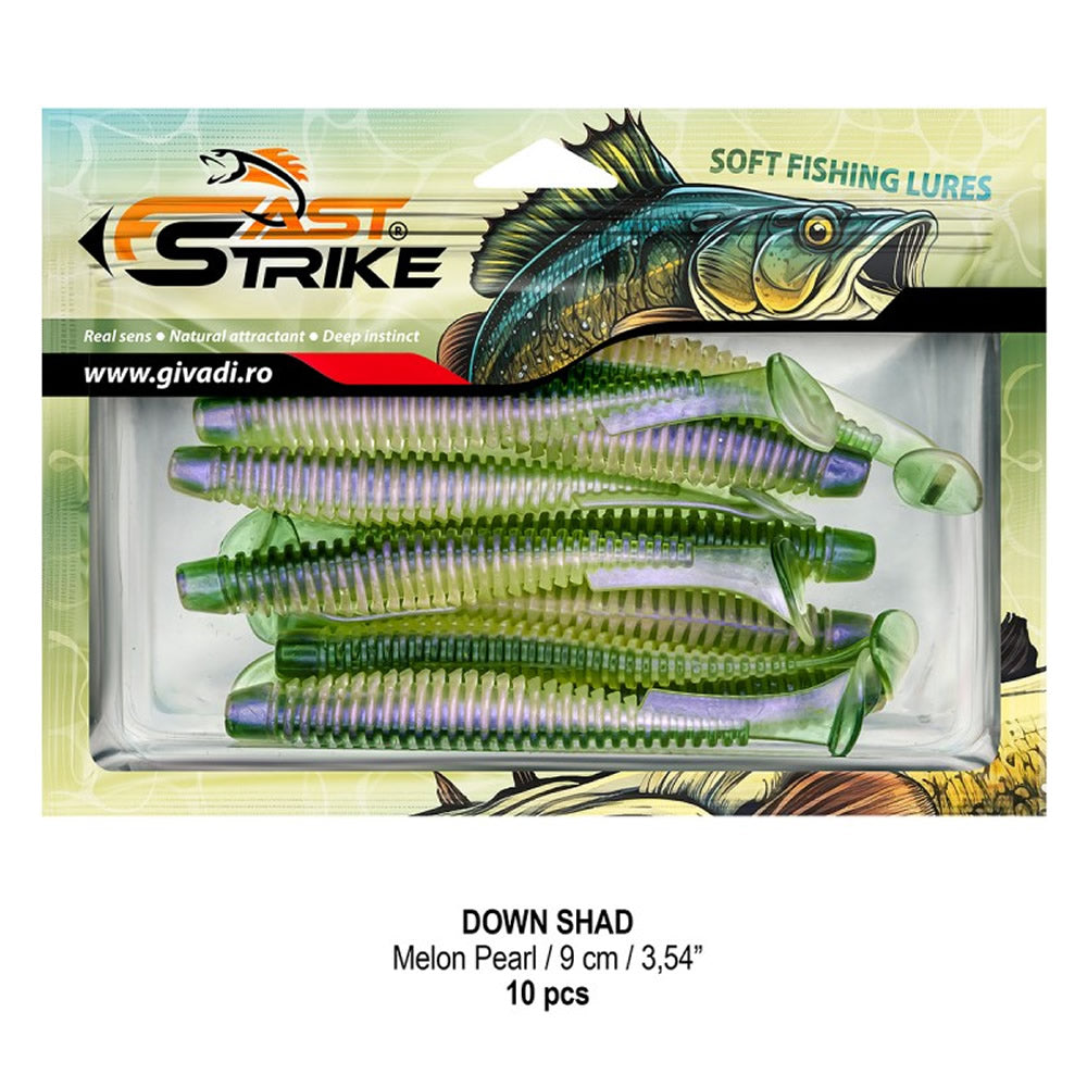 Shad FAST STRIKE Down Shad 9cm, Melon Pearl, 10buc/pac