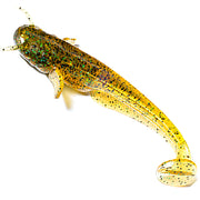 Shad FISHUP Catfish, 5cm, Caramel Green and Black, 10buc/pac