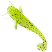 Shad FISHUP Catfish, 7.5cm, 055 Chartreuse Black, 8buc/pac