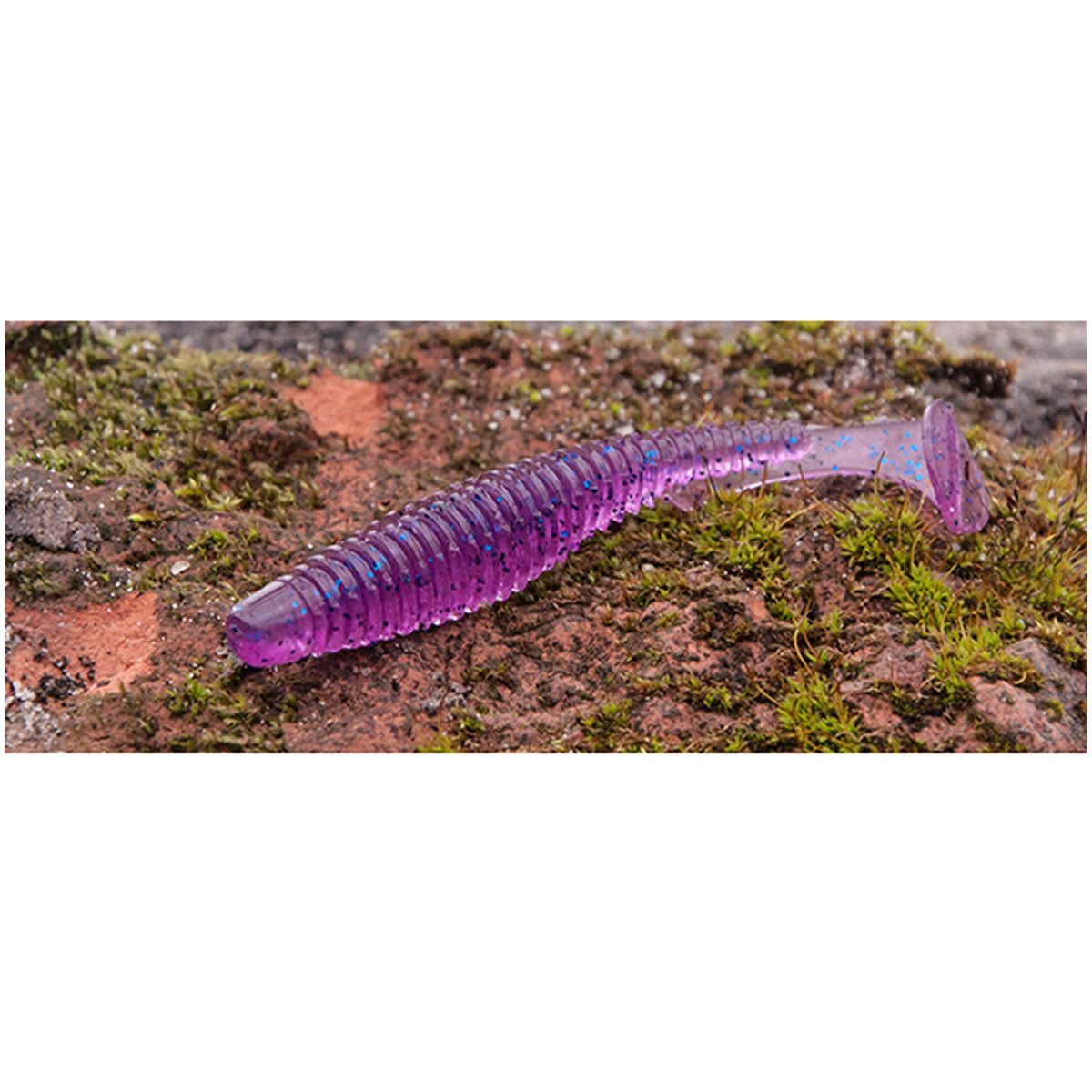 Shad FISHUP U-Shad, 221 Violet Lime, 10.1cm, 8buc/pac