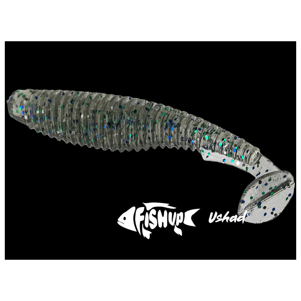 Shad FISHUP U-Shad, 221 Violet Lime, 10.1cm, 8buc/pac