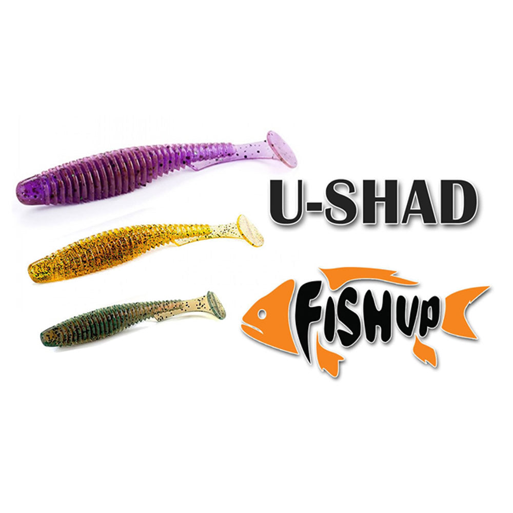 Shad FISHUP U-Shad, 5cm, Flo Chartreuse Green, 10buc/pac