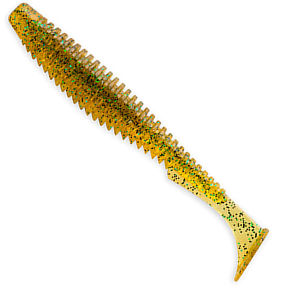 Shad FISHUP U-Shad, 9cm, Caramel Green &amp; Black, 8buc/pac