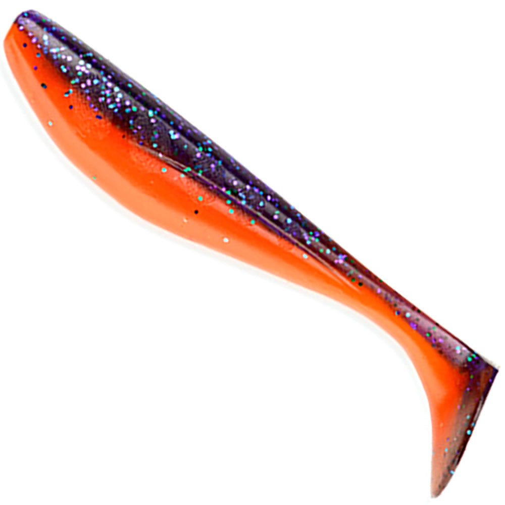 Shad FISHUP Wizzle Shad, 5cm, Dark Violet Orange, 10buc/pac