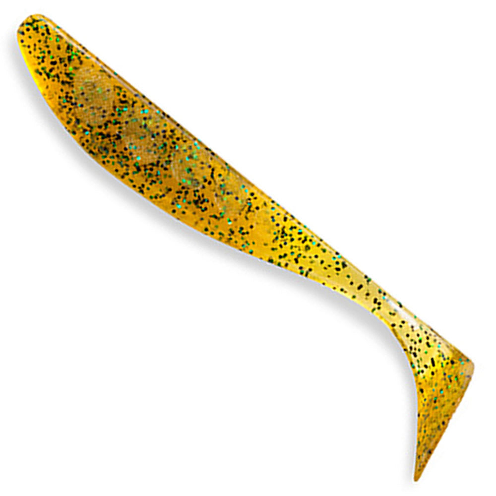 Shad FISHUP Wizzle Shad, 8cm, Caramel Green &amp; Black, 8buc/pac