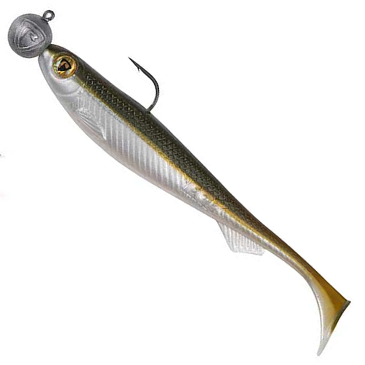 Shad FOX RAGE Loaded Slick Shads, 11cm, Arkansas Shiner, Jig 3/0-12g, 5buc/pac