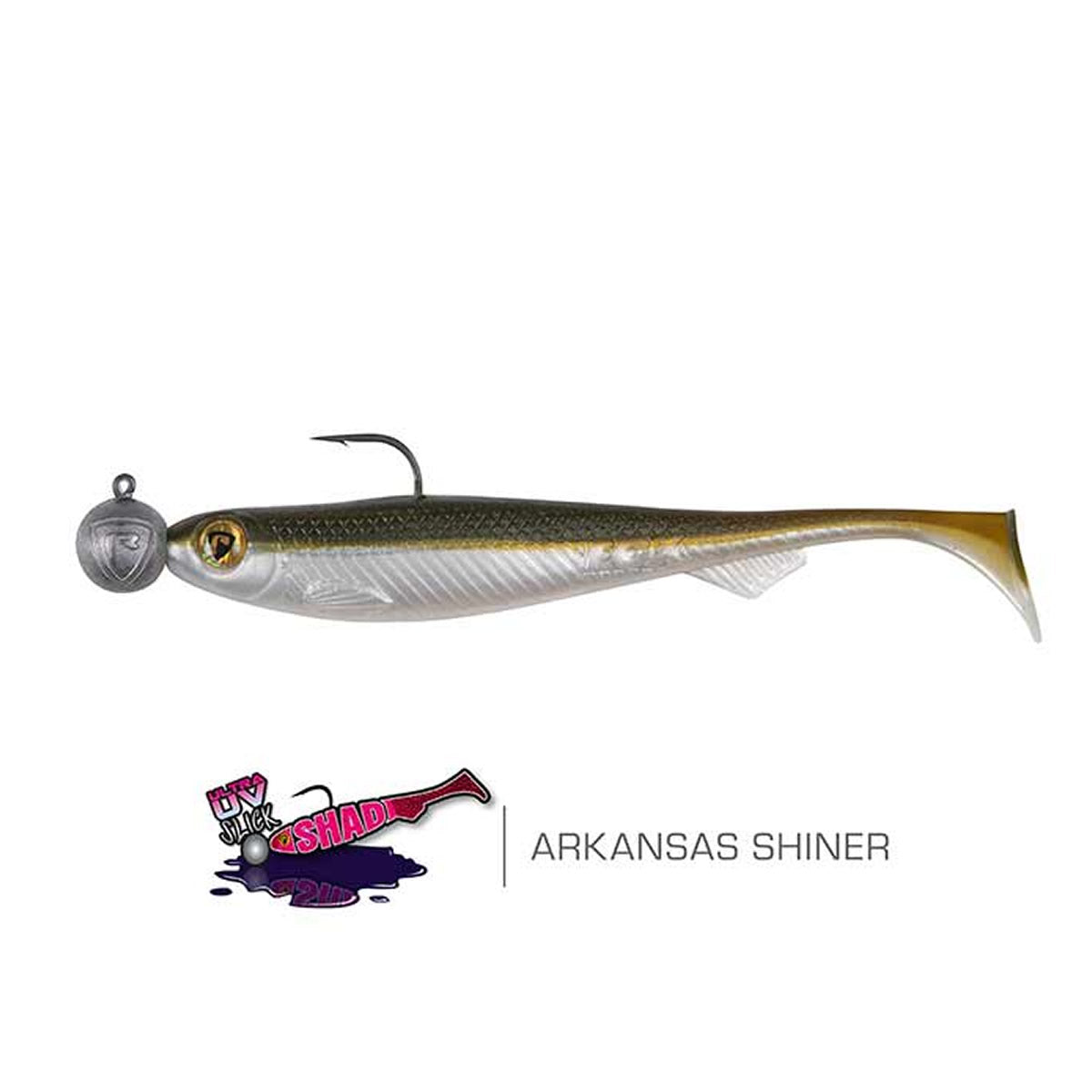 Shad FOX RAGE Loaded Slick Shads, 13cm, Arkansas Shiner, Jig 4/0-15g, 5buc/pac