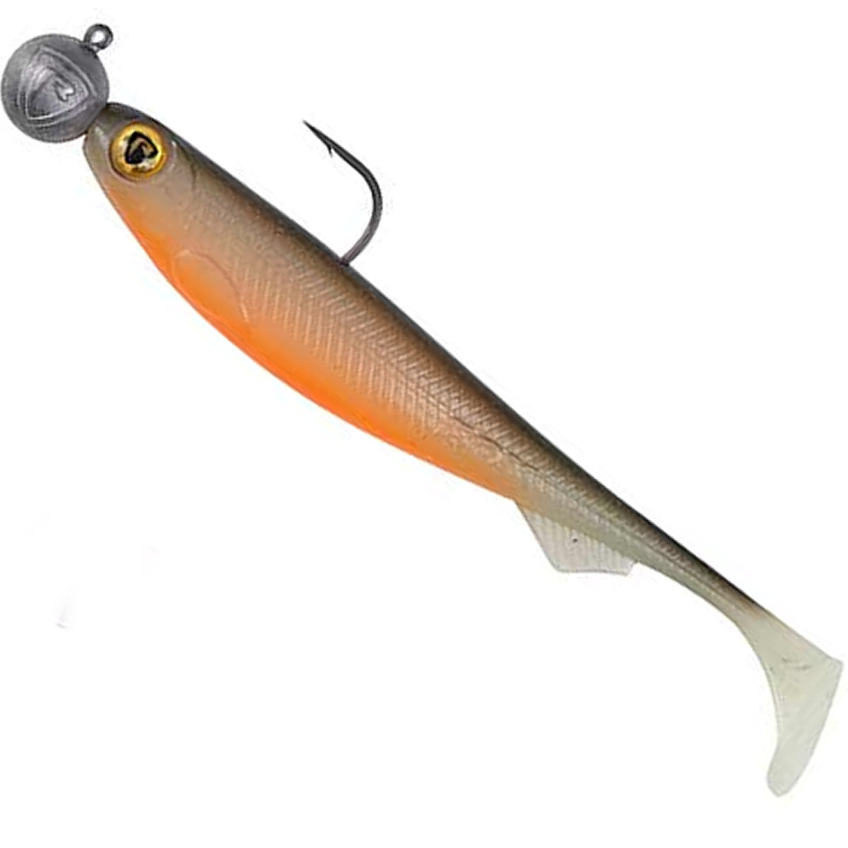 Shad FOX RAGE Loaded Slick Shads, 9cm, Hot Olive, Jig 2/0-10g, 5buc/pac