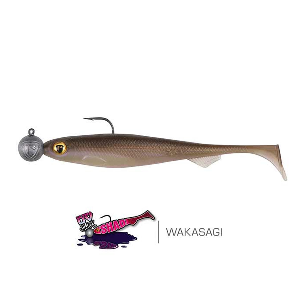 Shad FOX RAGE Loaded Slick Shads, 9cm, Wagasaki, Jig 2/0-10g, 5buc/pac