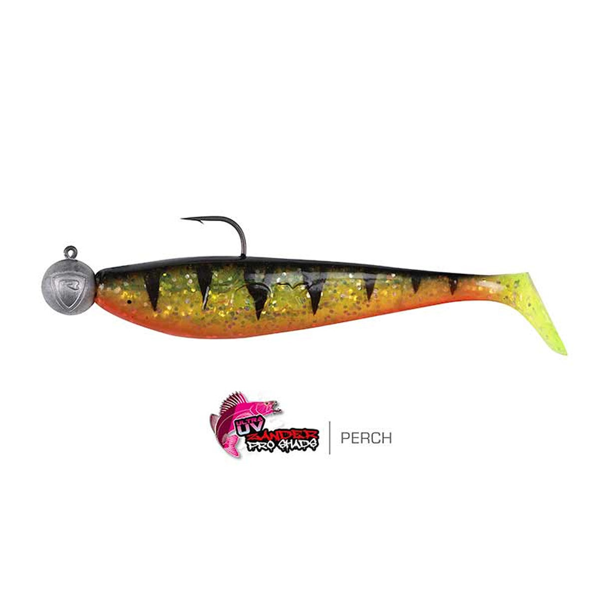 Shad FOX RAGE Loaded Zander Pro Shads, 10cm, Perch, Jig 4/0-10g, 5buc/pac