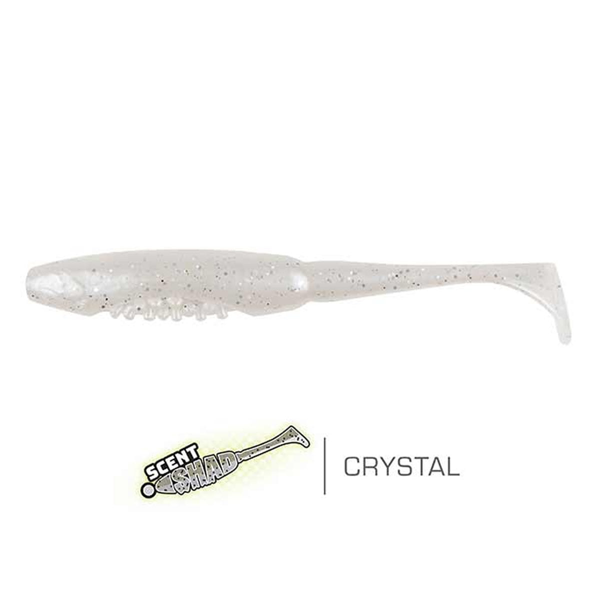 Shad FOX RAGE Scent Shads, 9cm, Crystal, 5buc/pac