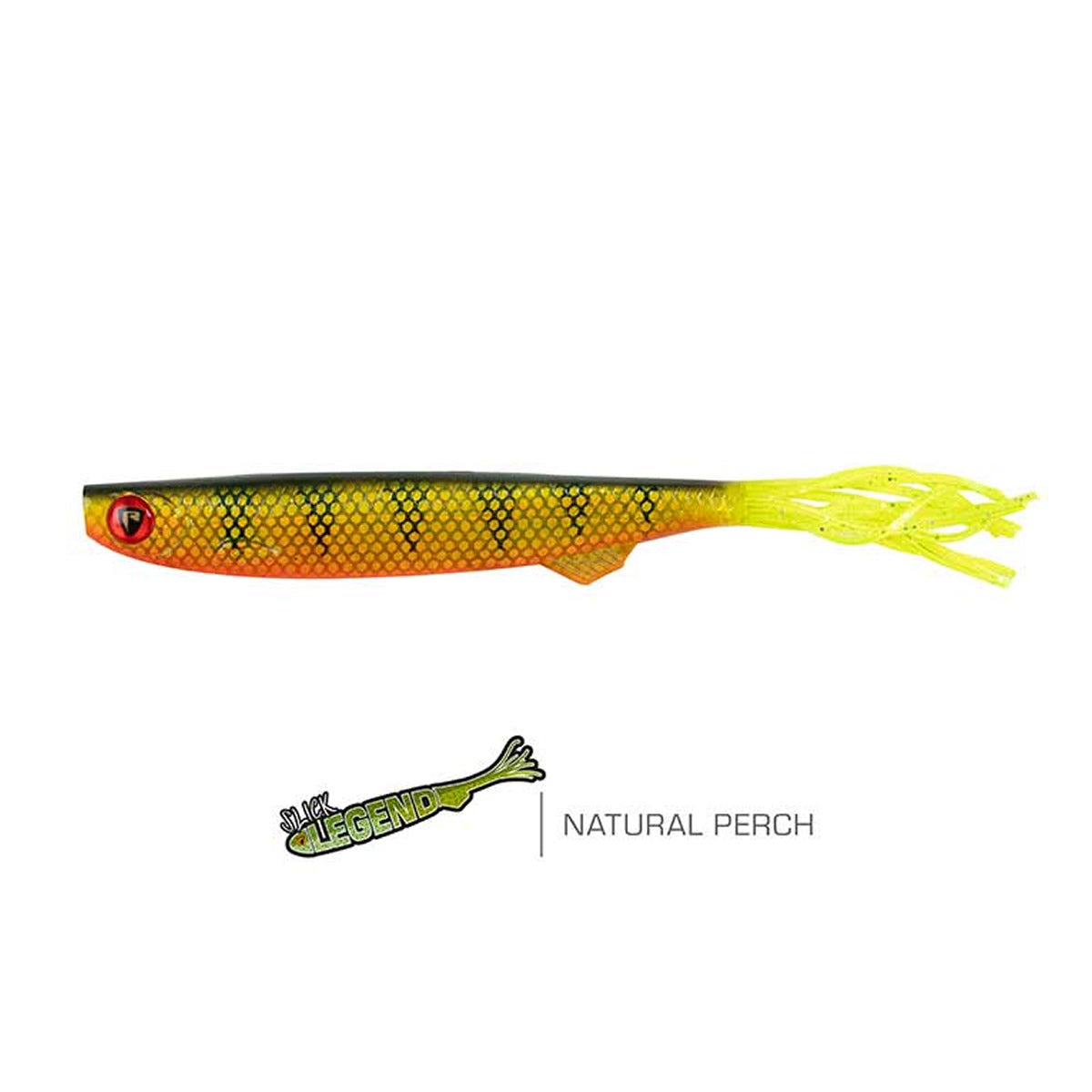 Shad FOX RAGE Slick Legend, 21cm, Natural Perch, 4buc/pac