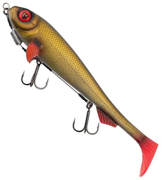 Shad FOX RAGE Super Slick Shad Loaded, UV Golden Prey, 18cm, 1buc/pac 