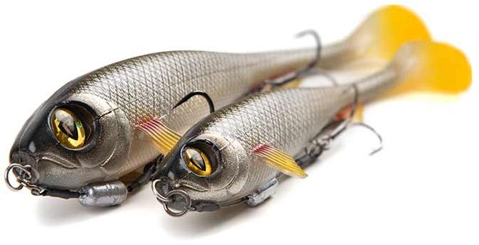 Shad FOX RAGE Super Slick Shad Loaded, UV Silver Ghost, 23cm, 1buc/pac 