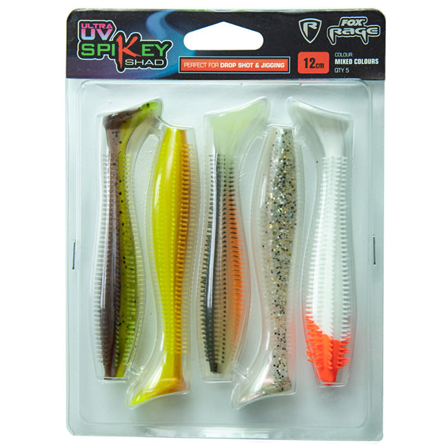 Shad FOX Rage Spikey Ultra UV Mixed Colours 6cm 5buc/plic