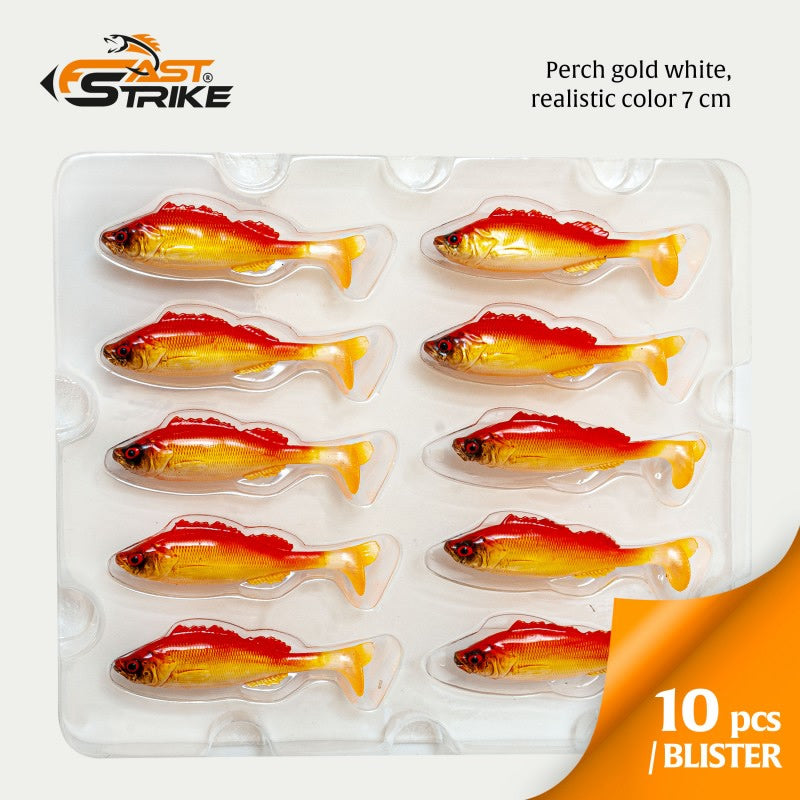 Shad Fast Strike Perch PGW Perch Gold White 1buc/pac