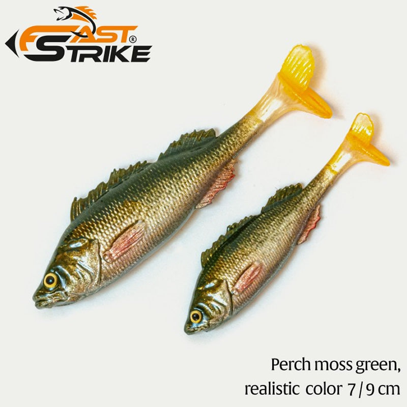 Shad Fast Strike Perch PMG Perch Moss Green 1buc/pac