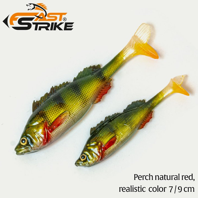 Shad Fast Strike Perch PNR Perch Natural Red 1buc/pac