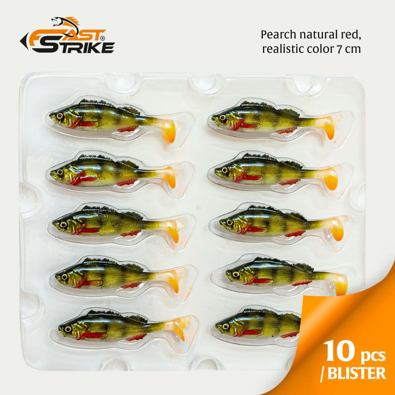 Shad Fast Strike Perch PNR Perch Natural Red 1buc/pac