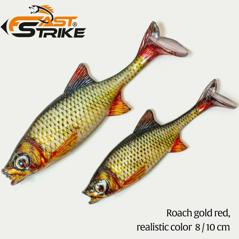 Shad Fast Strike Roach RGR Roach Gold Red