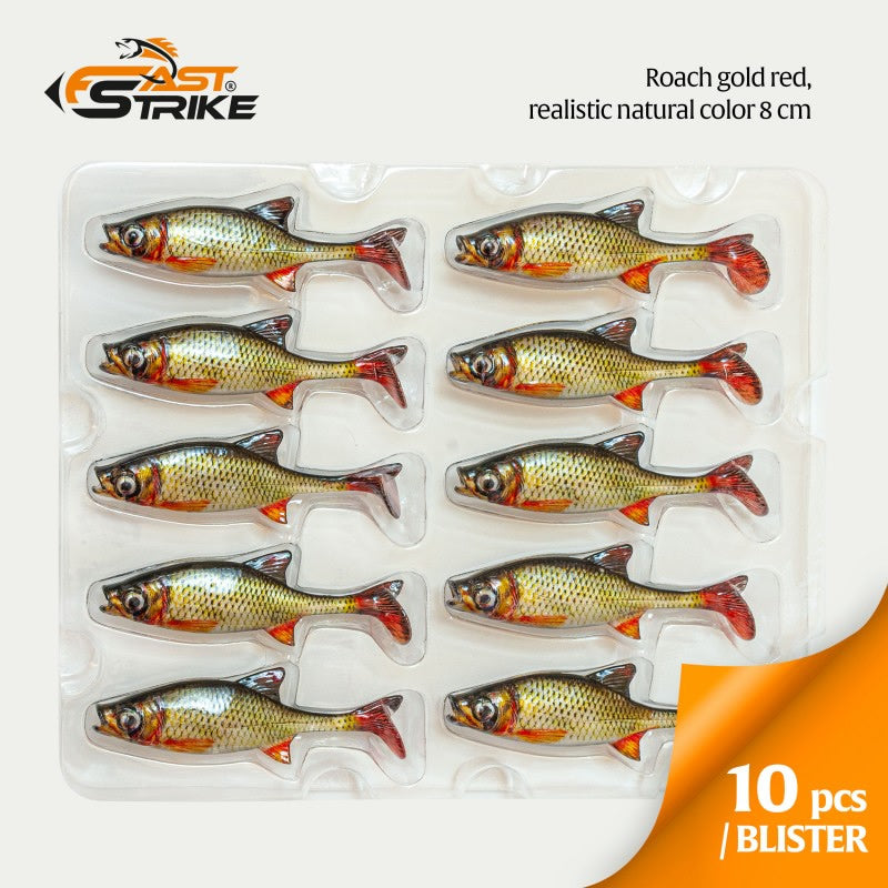 Shad Fast Strike Roach RGR Roach Gold Red