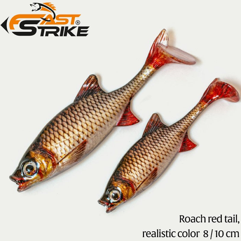 Shad Fast Strike Roach RRT Roach Red Tail