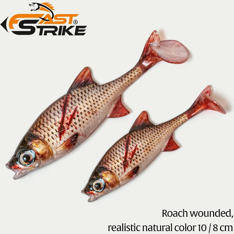 Shad Fast Strike Roach RWRR Roach Wounded Realistic Red