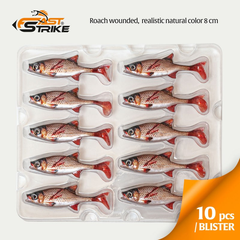 Shad Fast Strike Roach RWRR Roach Wounded Realistic Red