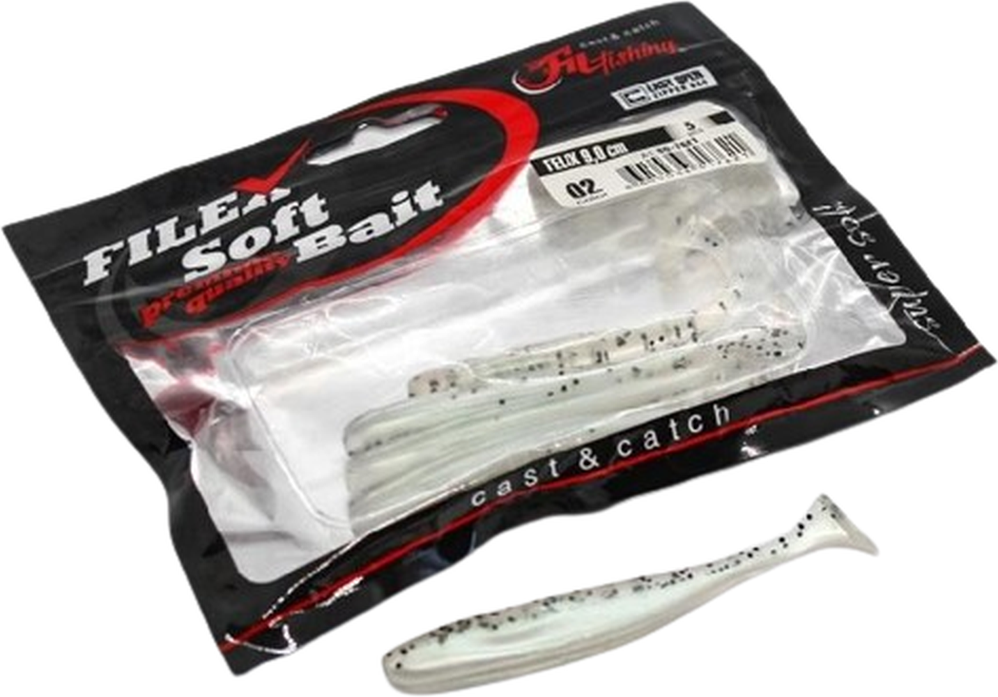 Shad Filfishing Filex Felix, Culoare 02, 7.5cm, 5buc/pac
