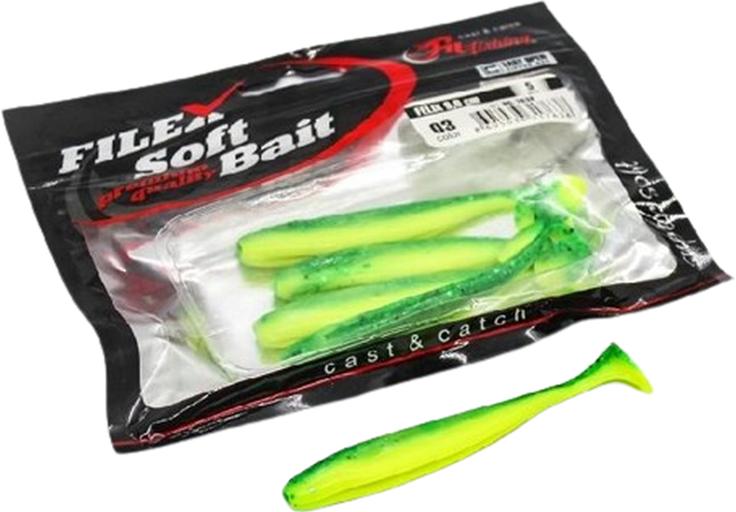 Shad Filfishing Filex Felix, Culoare 03, 9cm, 5buc/pac