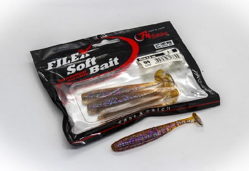 Shad Filfishing Filex Felix, Culoare 04, 7.5cm, 5buc/pac