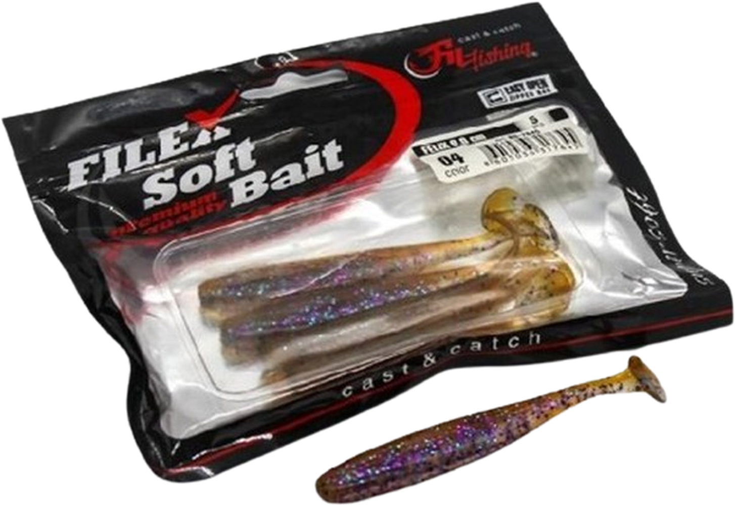 Shad Filfishing Filex Felix, Culoare 05, 7.5cm, 5buc/pac