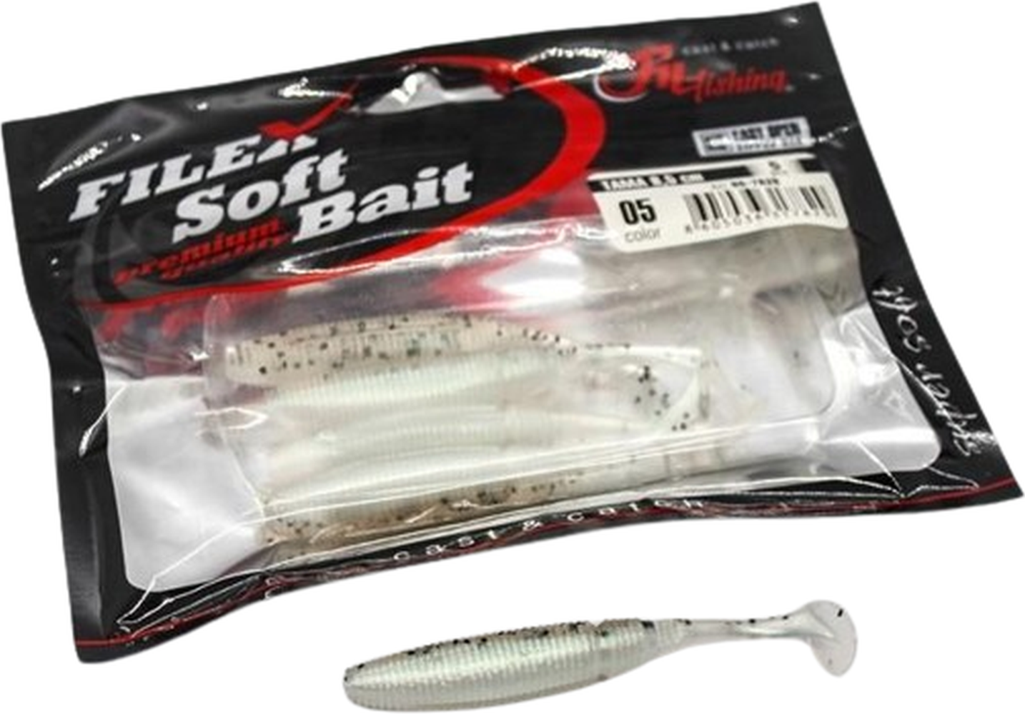Shad Filfishing Filex Tama, Culoare 05, 8.5cm, 5buc/pac