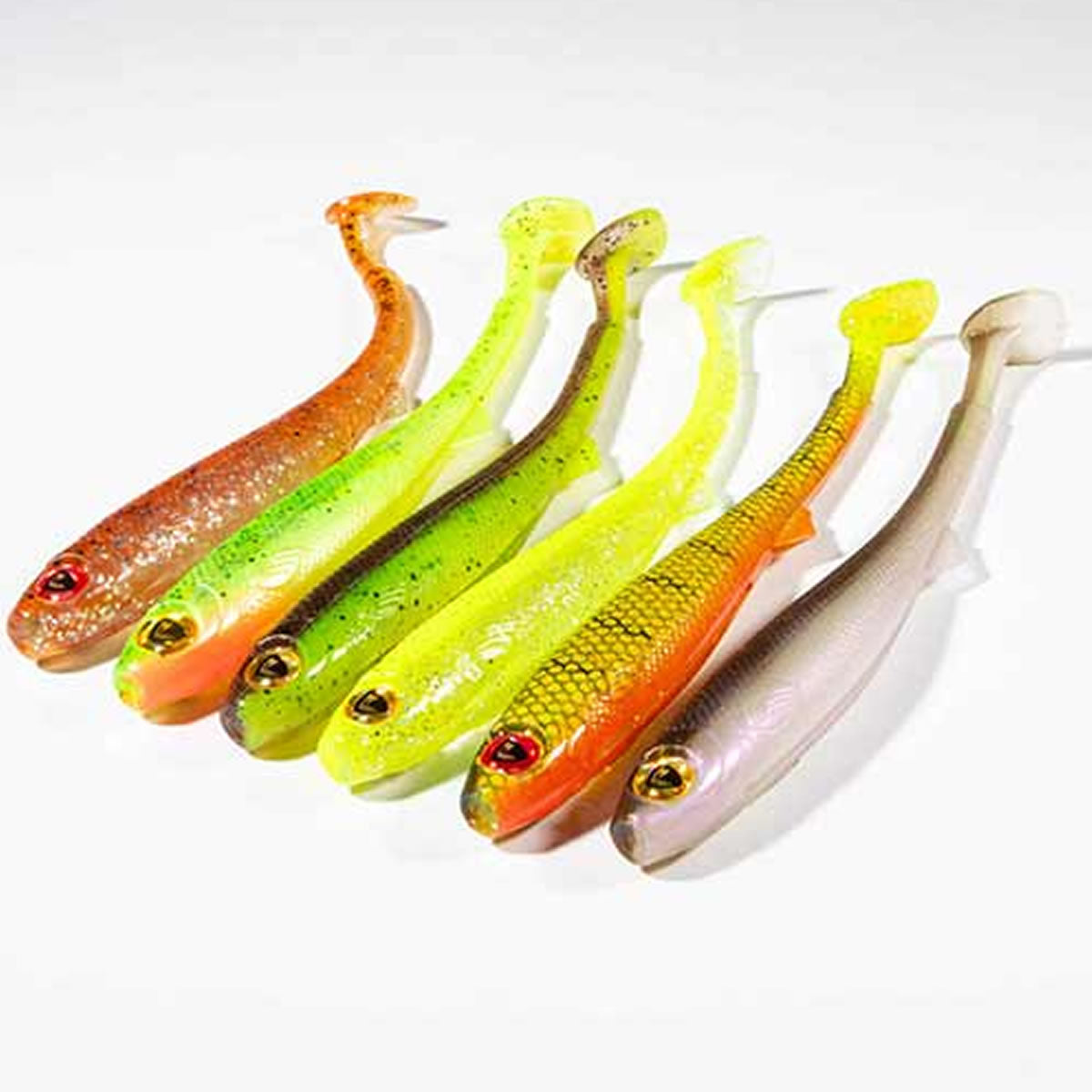 Shad Fox Rage Slick Fast Super Soft, Lemon Tiger, 15cm, 1buc/plic