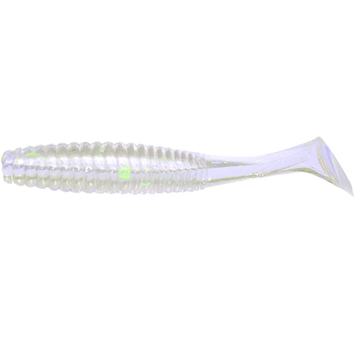 Shad Hide Up Stagger Original 1.5" Salt, S-11 Transparent Glow UV, 4cm, 8buc/pac