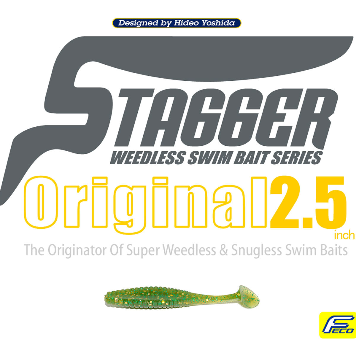 Shad Hide Up Stagger Original 2.5", 108 Ayu, 6.6cm, 2.2g, 7buc/pac