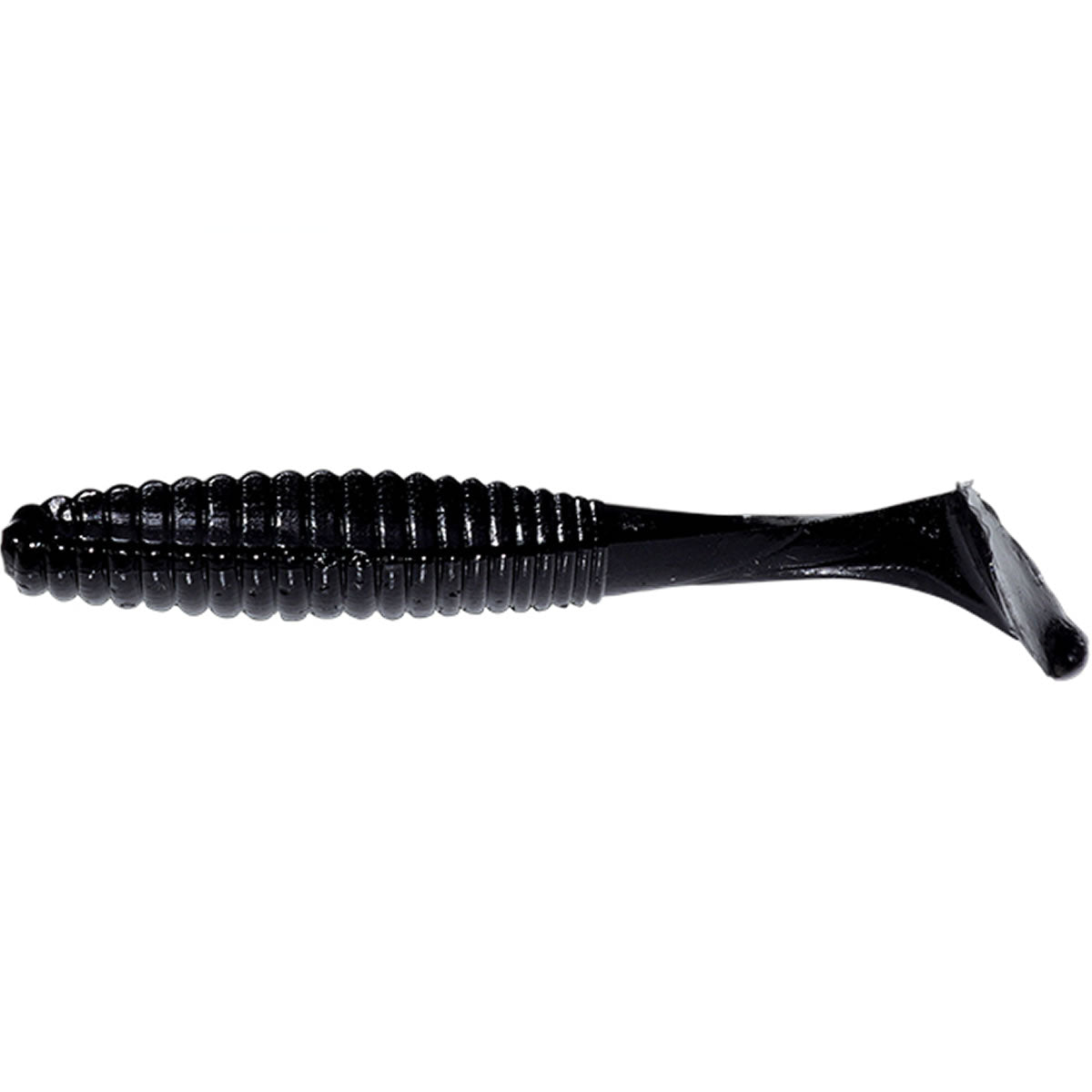 Shad Hide Up Stagger Original 2", 109 Black Solid, 5.9cm, 8buc/pac
