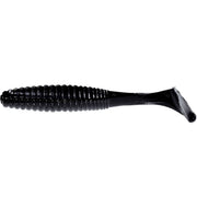 Shad Hide Up Stagger Original 2", 109 Black Solid, 5.9cm, 8buc/pac