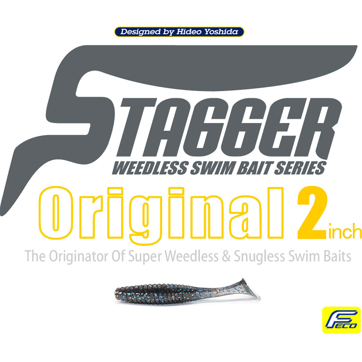 Shad Hide Up Stagger Original 2", 133 Wakasa Gill, 5.9cm, 8buc/pac