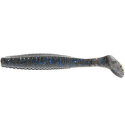 Shad Hide Up Stagger Original 3.5", 113 Cinnamon Blue Flake, 9cm, 8buc/pac