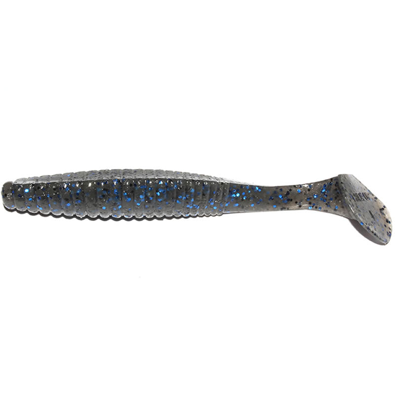 Shad Hide Up Stagger Original 3.5", 113 Cinnamon Blue Flake, 9cm, 8buc/pac