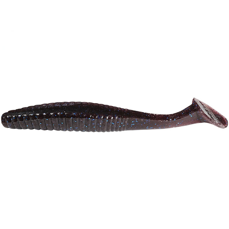 Shad Hide Up Stagger Original 3.5", 129 Suppernong Blue Flake, 9cm, 8buc/pac