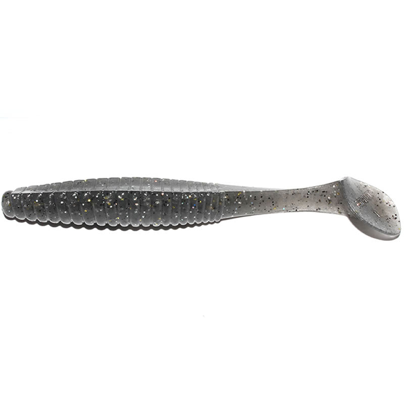 Shad Hide Up Stagger Original 3.5", 148 Natural Smoke Shad, 9cm, 8buc/pac