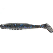 Shad Hide Up Stagger Original 3", 113 Cinnamon Blue Flake, 7.6cm, 4.5g, 10buc/pac