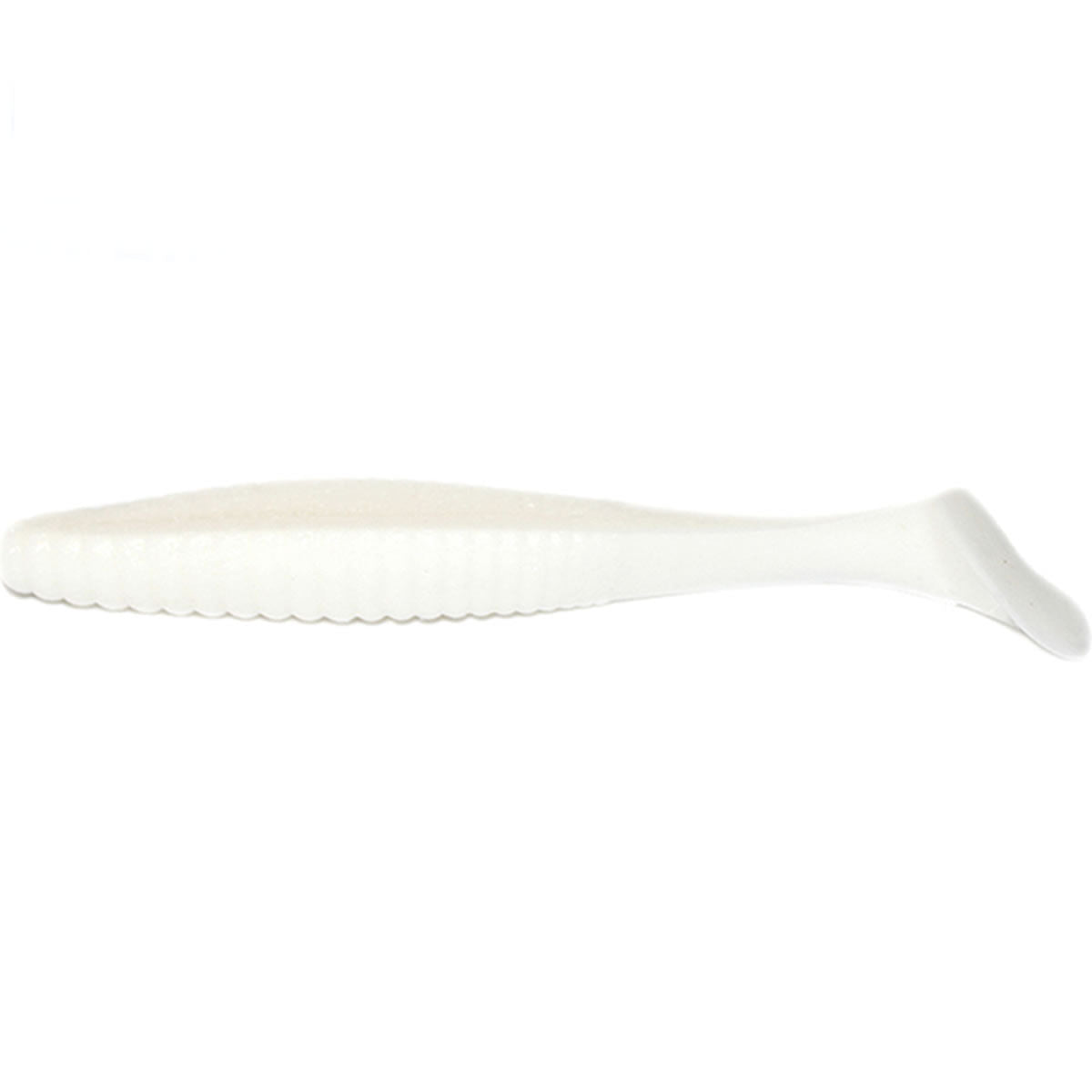 Shad Hide Up Stagger Original 3" Salt, 150 White Solid, 7.6cm, 4.5 g, 10buc/pac