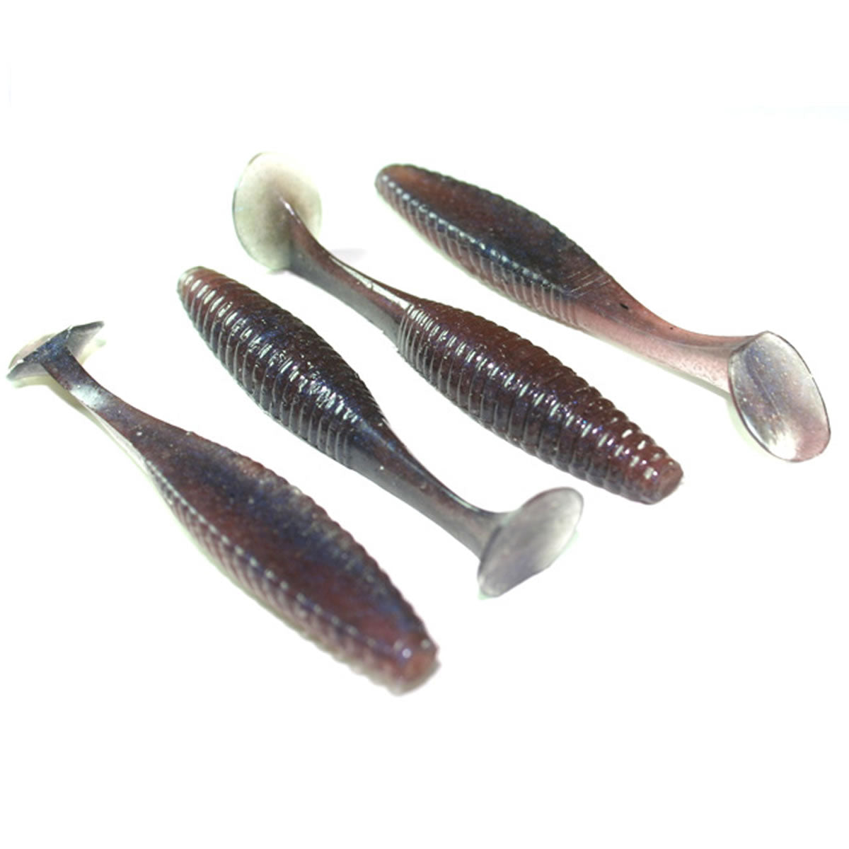 Shad Hide Up Stagger Original 3" Salt, SN-08 Akakin, 7.6cm, 4.5 g, 10buc/pac