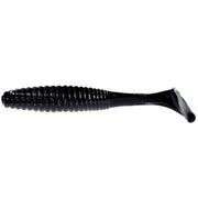Shad Hide Up Stagger Original 4", 109 Black Solid, 10.2cm, 10g, 8buc/pac