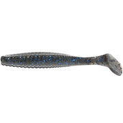 Shad Hide Up Stagger Original 4", 113 Cinnamon Blue Flake, 10.2cm, 10g, 8buc/pac